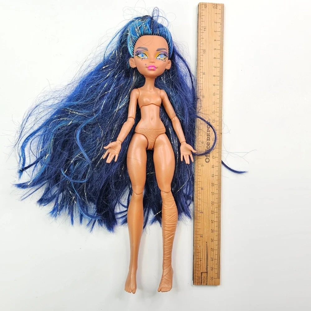 Mattel Monster High Cleo De Nile Doll Kids 10in Blue Gold G3 HHK54 HNF70